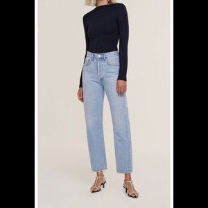 Agolde 90's Mid Rise Loose Fit Jeans in Semi Tropic, NWT, size 30